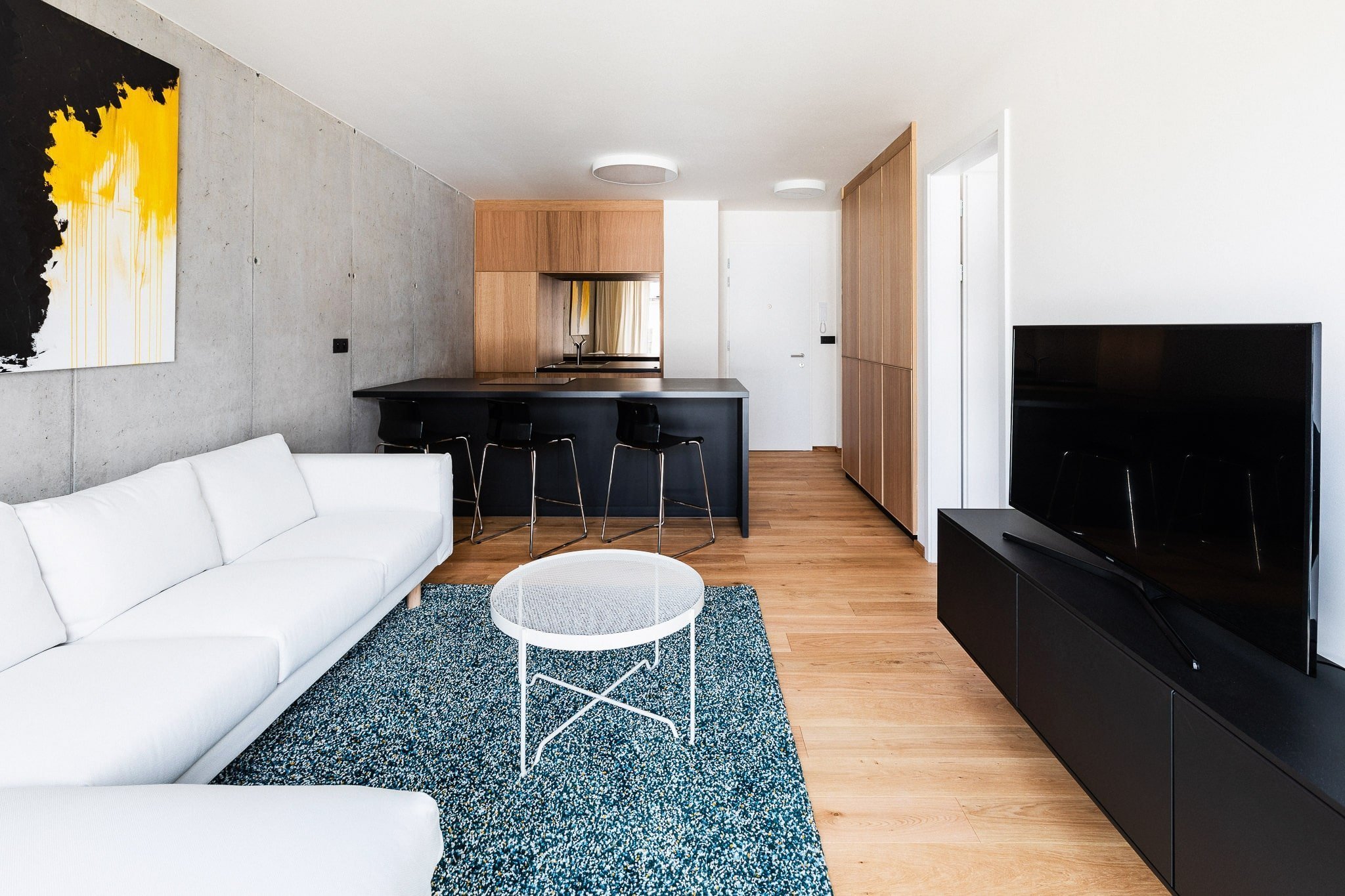 Dvoupokojový byt kde architekt nedělal žádné kompromisy