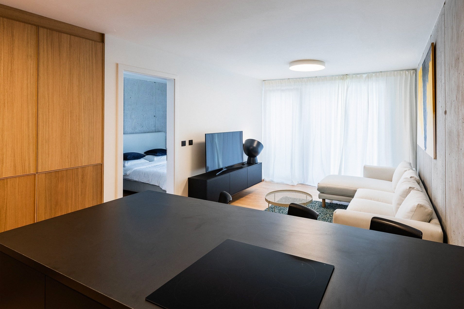 Dvoupokojový byt kde architekt nedělal žádné kompromisy