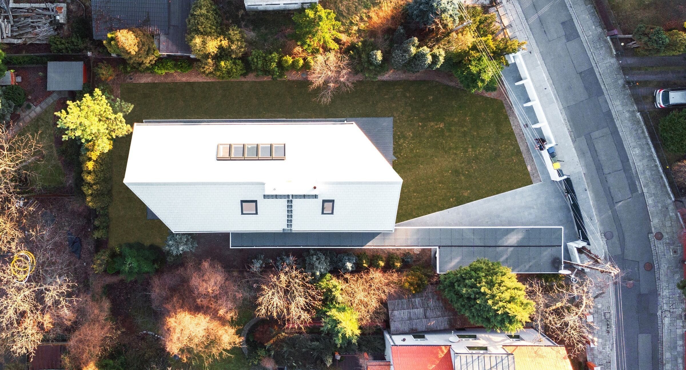 I přes blízkost sousedních domů mají dostatek soukromí