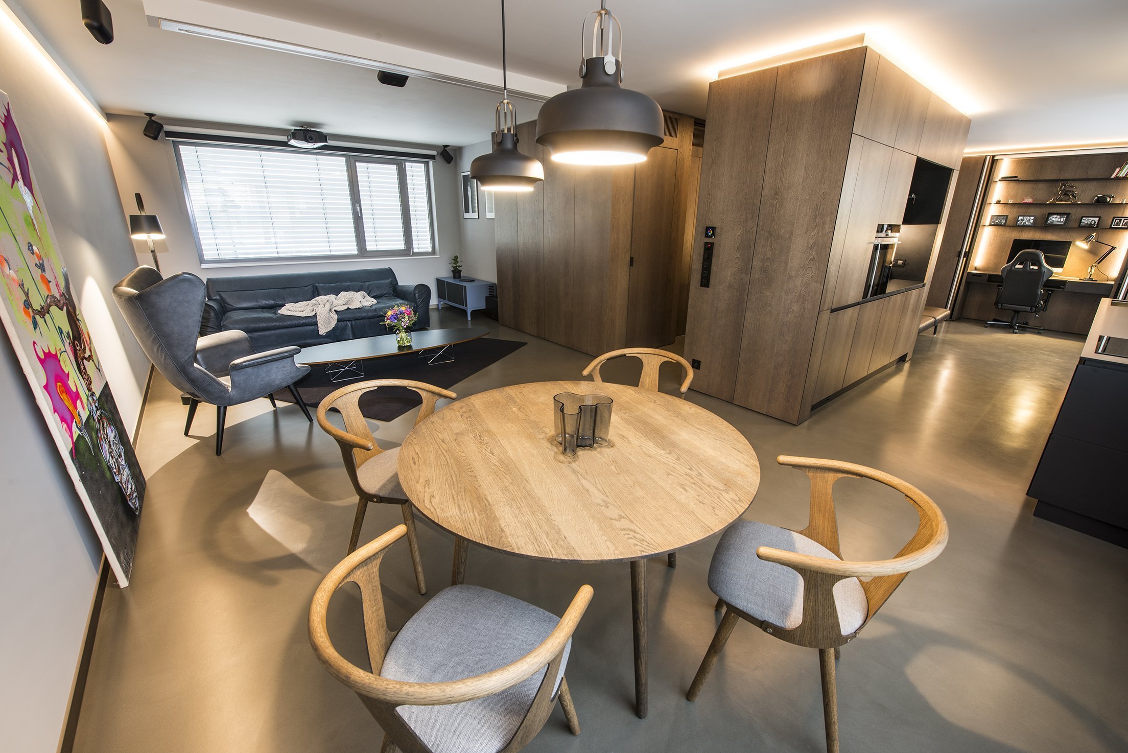 Komfortní loft s precizním řemeslným zpracováním