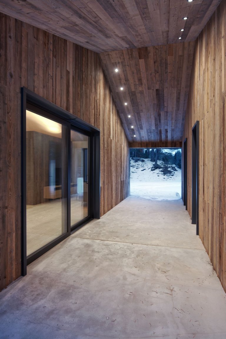 Dům propojený lesem