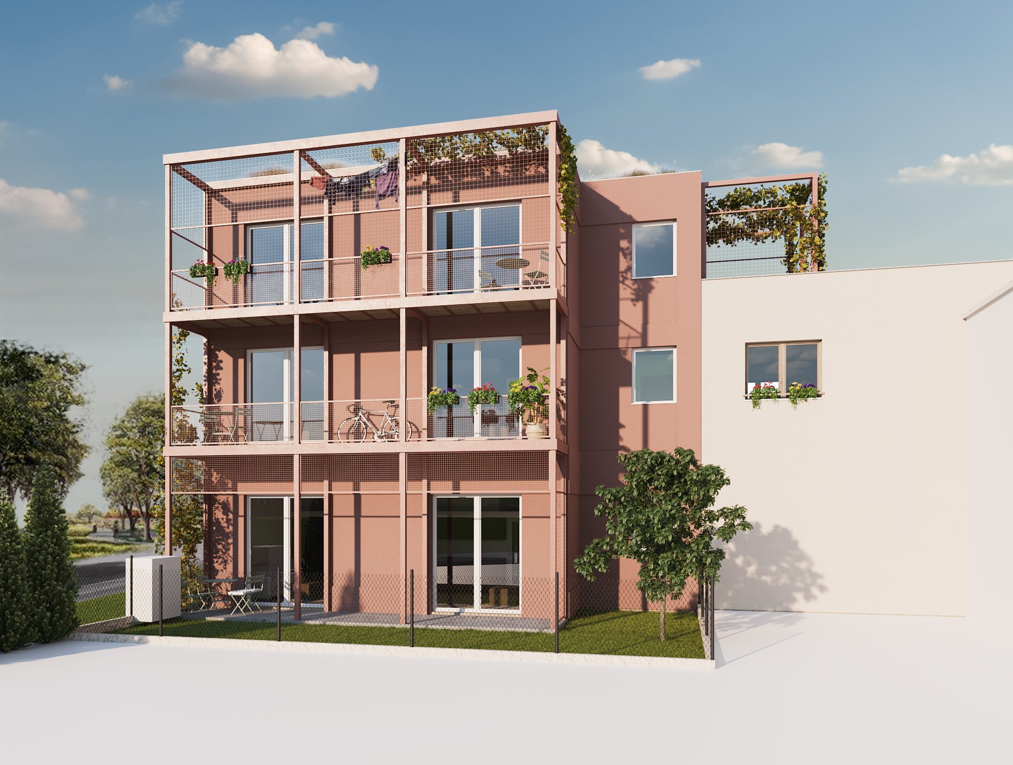 Architektonický návrh přestavby stávajícího chátrajícího objektu penzionu v centru obce Nedvězí u Říčan.
Cílem bylo navrhnout na jeho místo dům se sociálními…