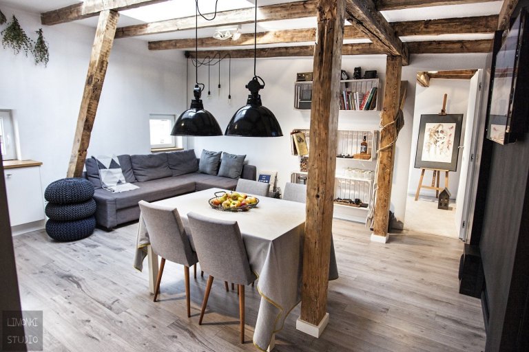 Jedinečný byt v podkroví