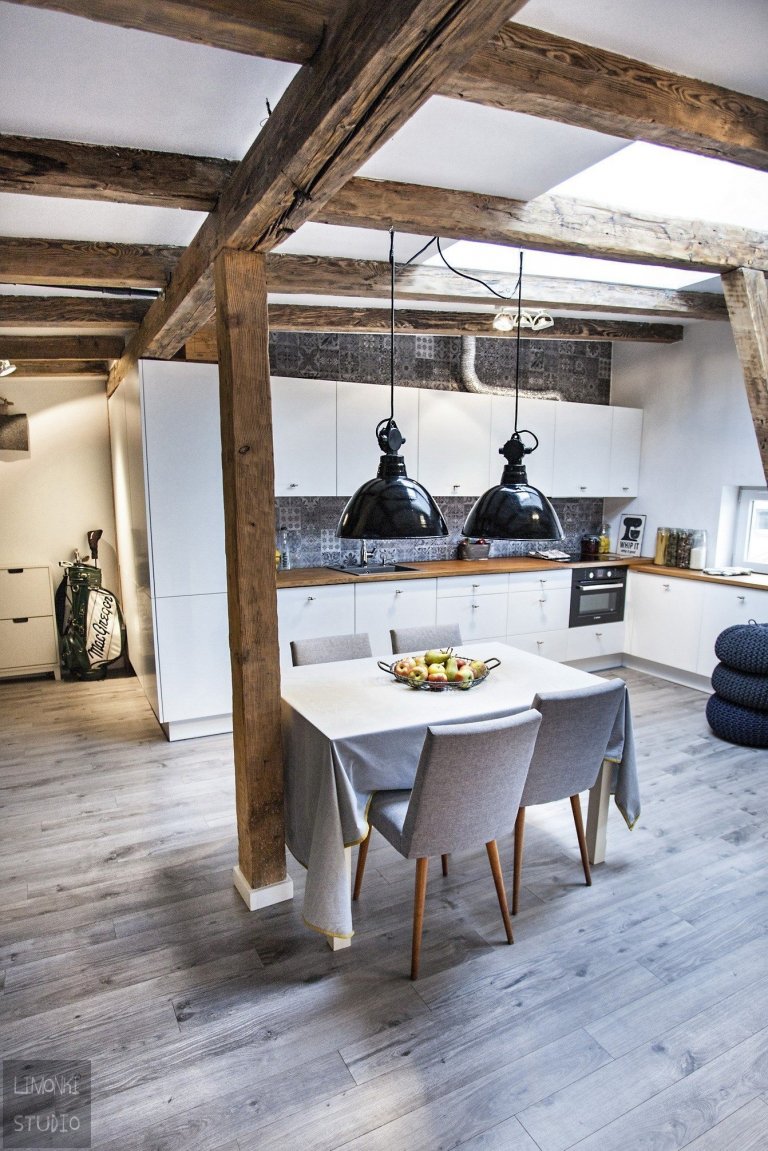 Jedinečný byt v podkroví