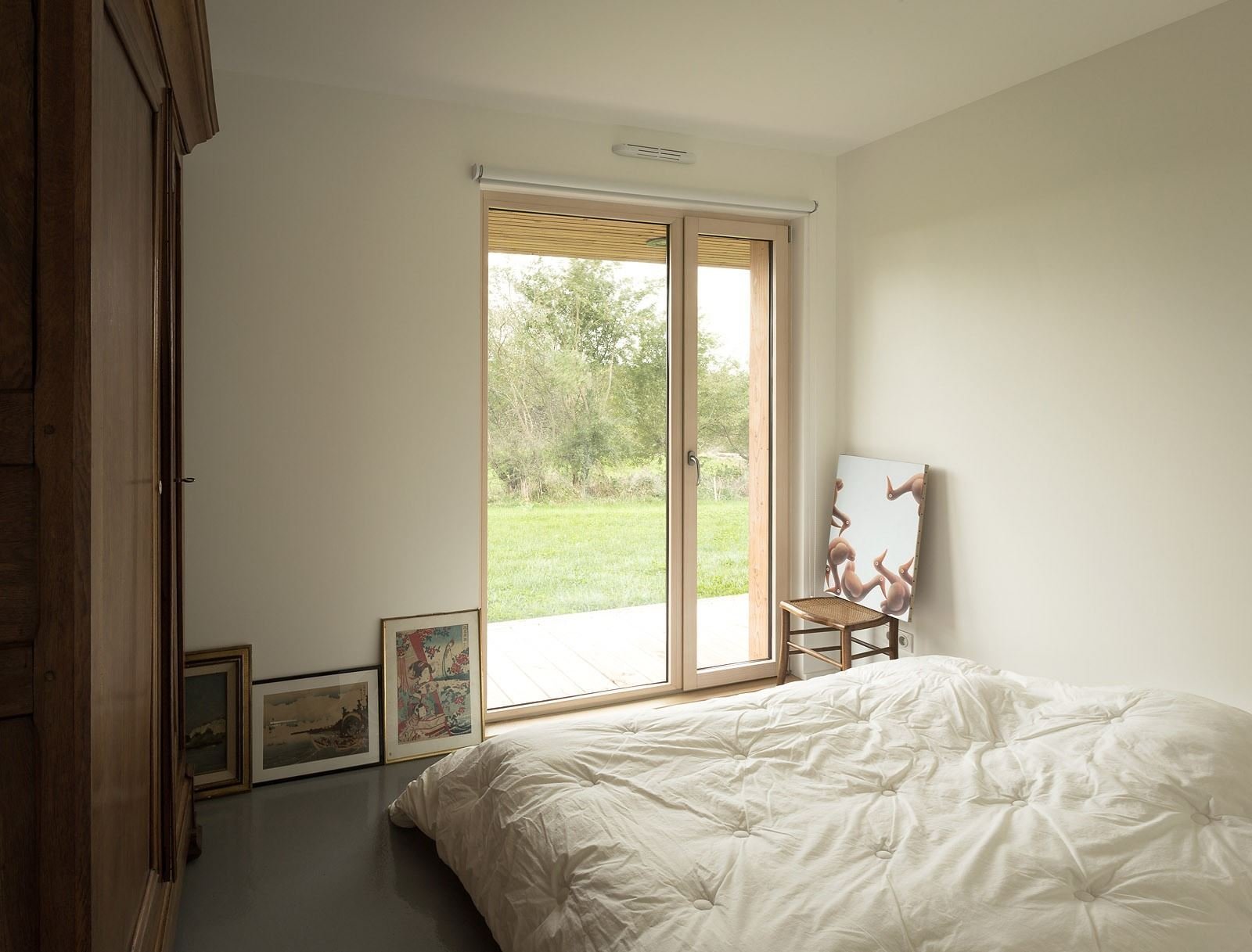 Moderní dům se sedlovou střechou