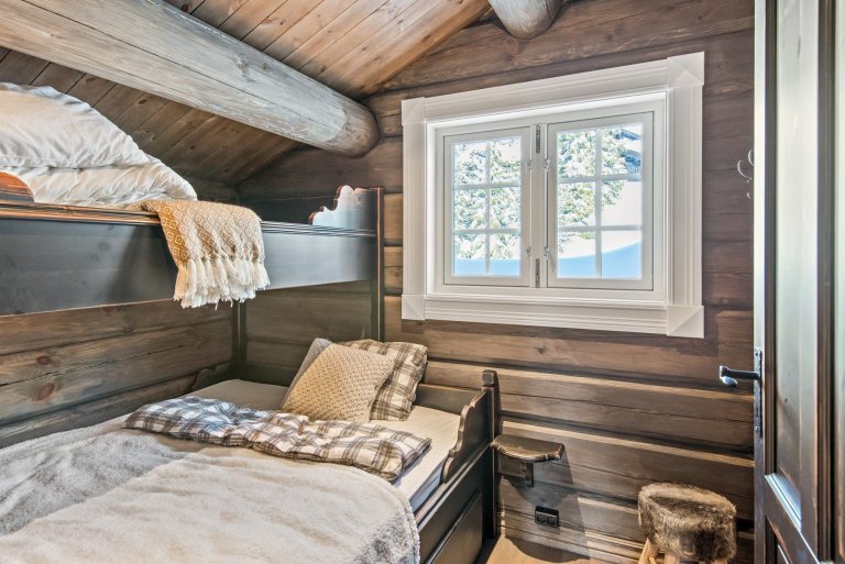 Norský srub v horách