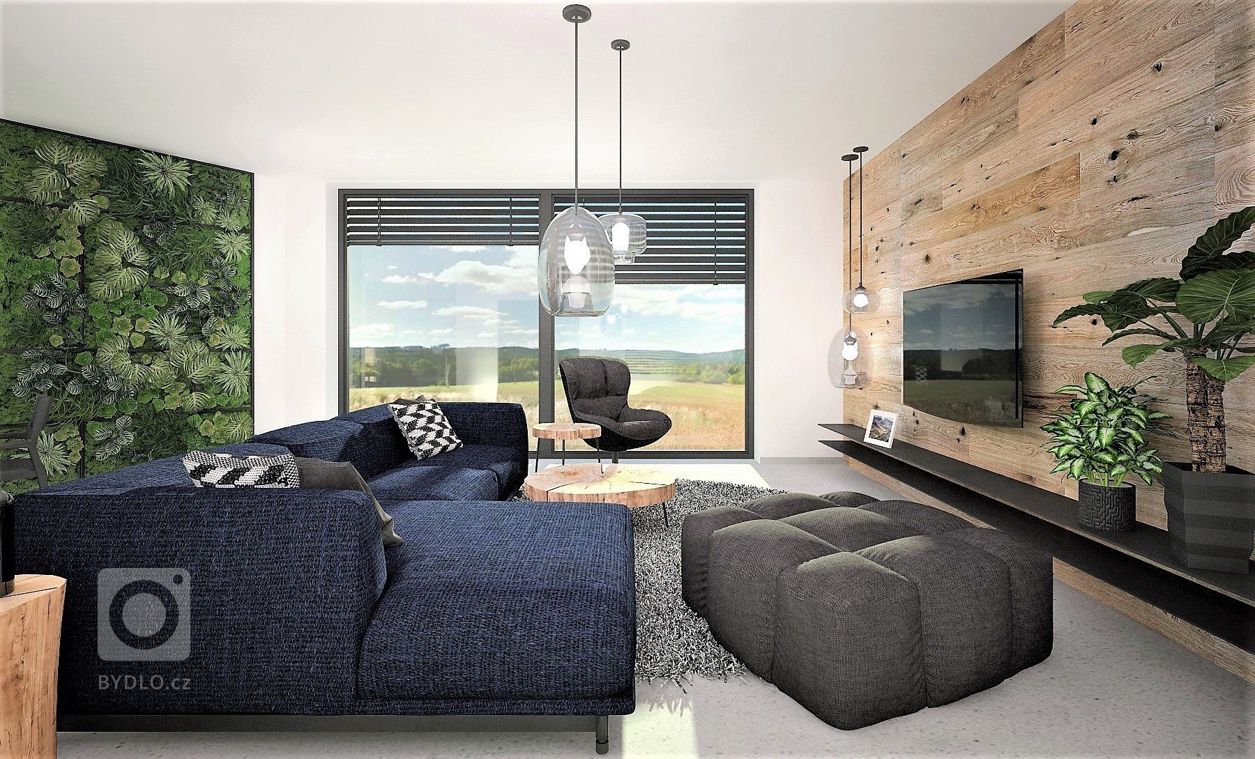 Inteirér je navržen v minimalistickém stylu, kde se skloubí tóny šedé a bílé. Na podlaze pro sjednocení a čistotu prostoru bude epoxidová stěrka, doplňkově…