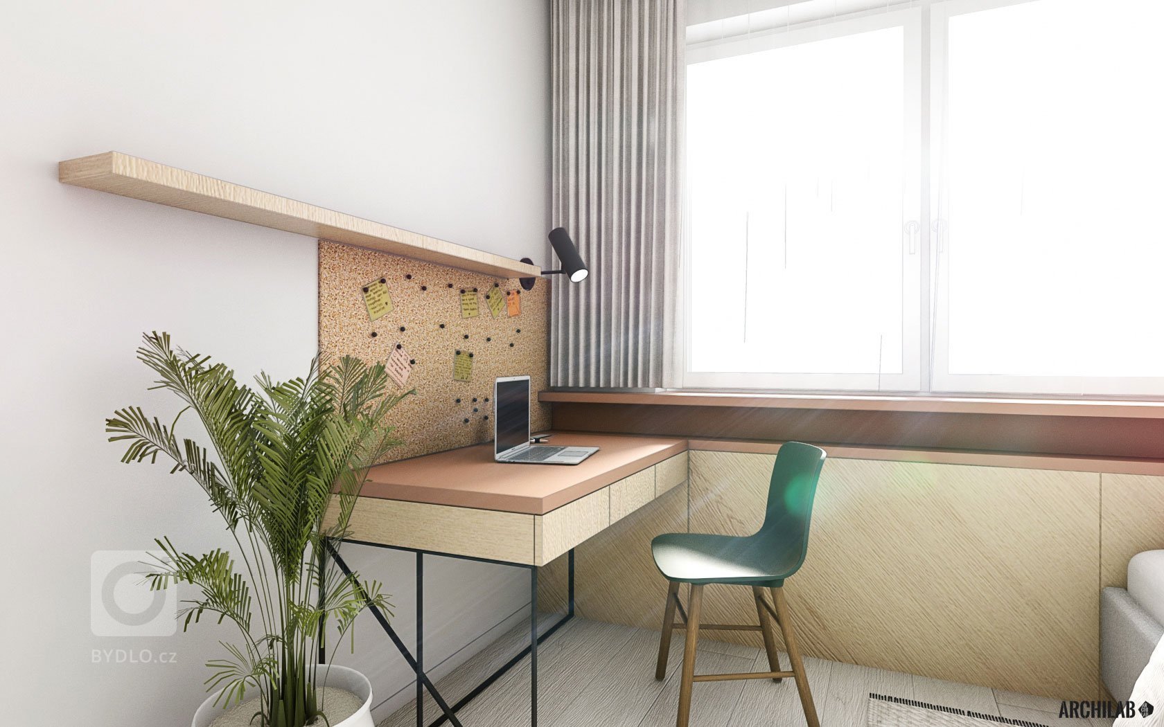 Do novostavby bytového domu v Rohožníku sme navrhli útulný a inšpiratívny interiér menšieho 2-izbového bytu. Starostlivo zvolený koncept dotvárajú premyslené materiály a povrchy. Akcent v podobe terakotovej farby sme dali na kuchyňu, ktorá tvorí ideovú dominantu prepojeného priestoru.