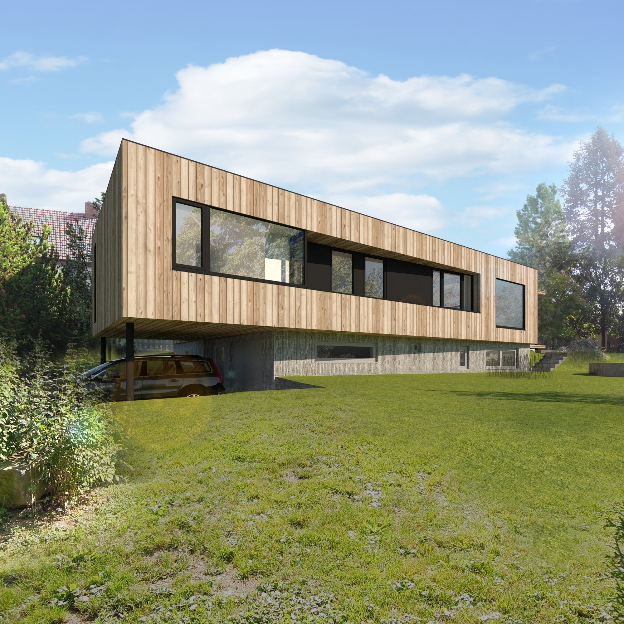 přístavba a rekonstrukce rodinného domu, Osík
spoluautor Radim Oblouk
studie (2019)
