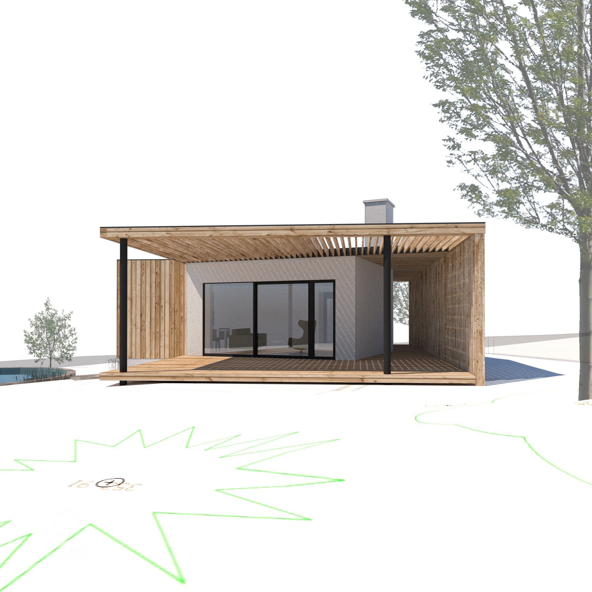 přístavba a rekonstrukce rodinného domu, Osík
spoluautor Radim Oblouk
studie (2019)
