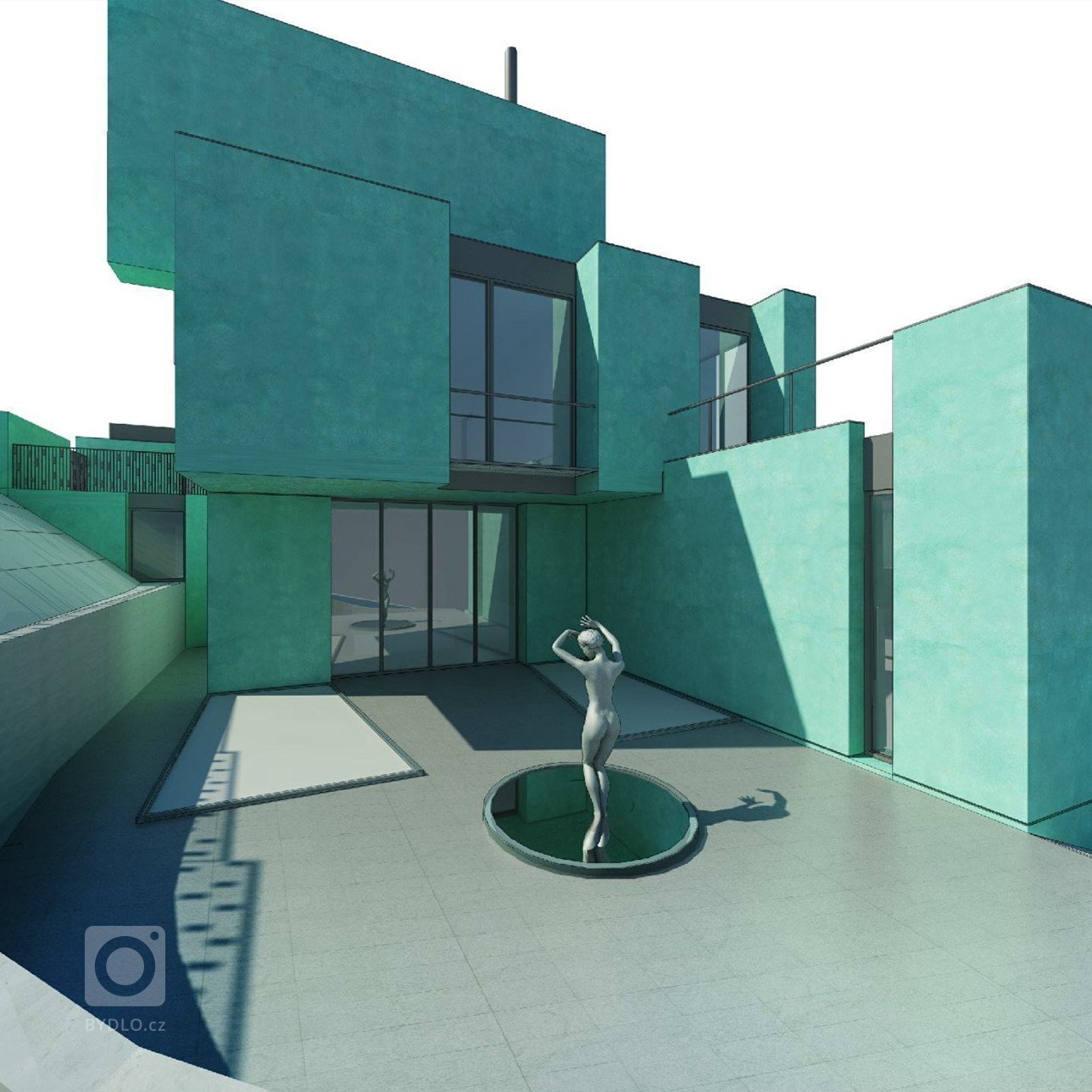 rodinný dům, Praha
spolupráce Jan Tesárek, Martin Tomášek
studie (2015)
