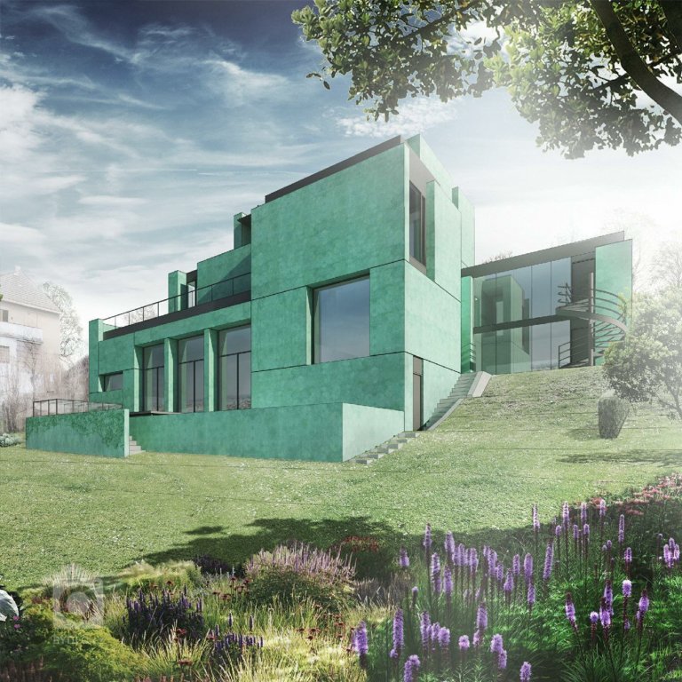 rodinný dům, Praha
spolupráce Jan Tesárek, Martin Tomášek
studie (2015)
