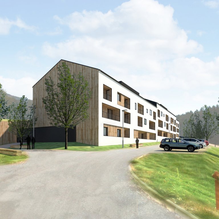 apartmánové domy, Černý Důl
spoluautor Radim Oblouk
studie (2019)
