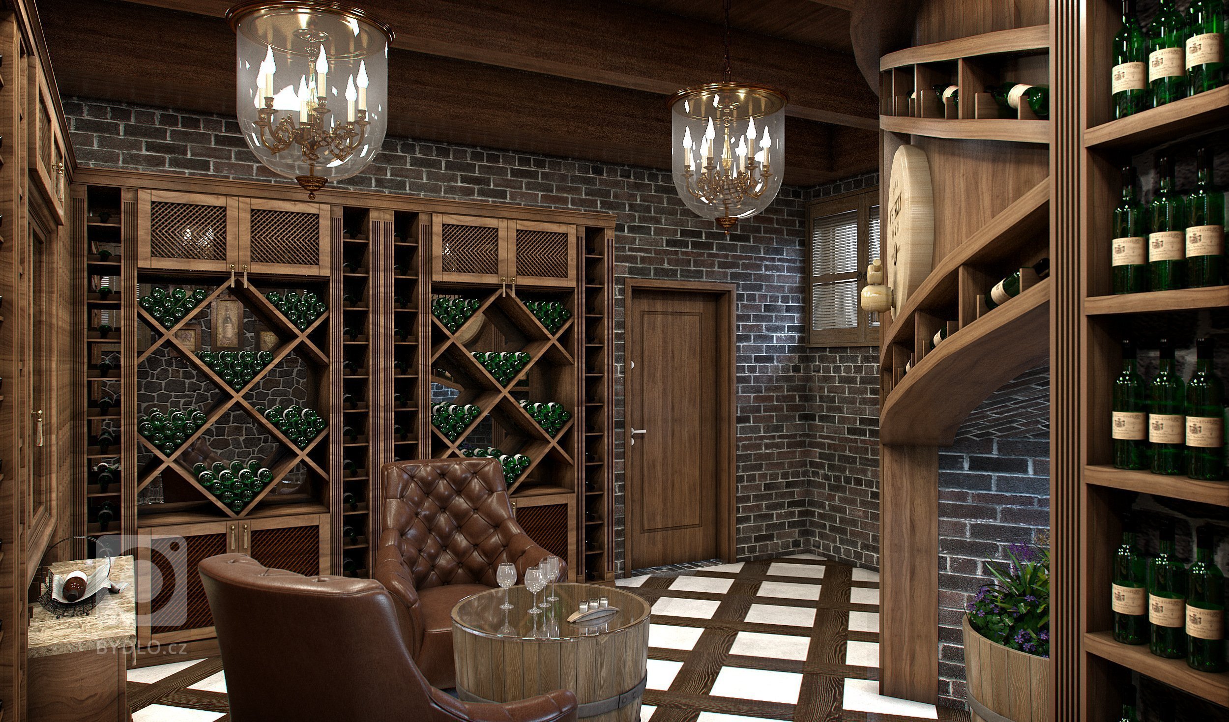 Privátní rezidence je řešená v klasickém stylu. Dřevěné obložení stěn &quot;boiserie&quot; přidává interiérům nádech luxusu, ale zároveň nepůsobí těžce díky…