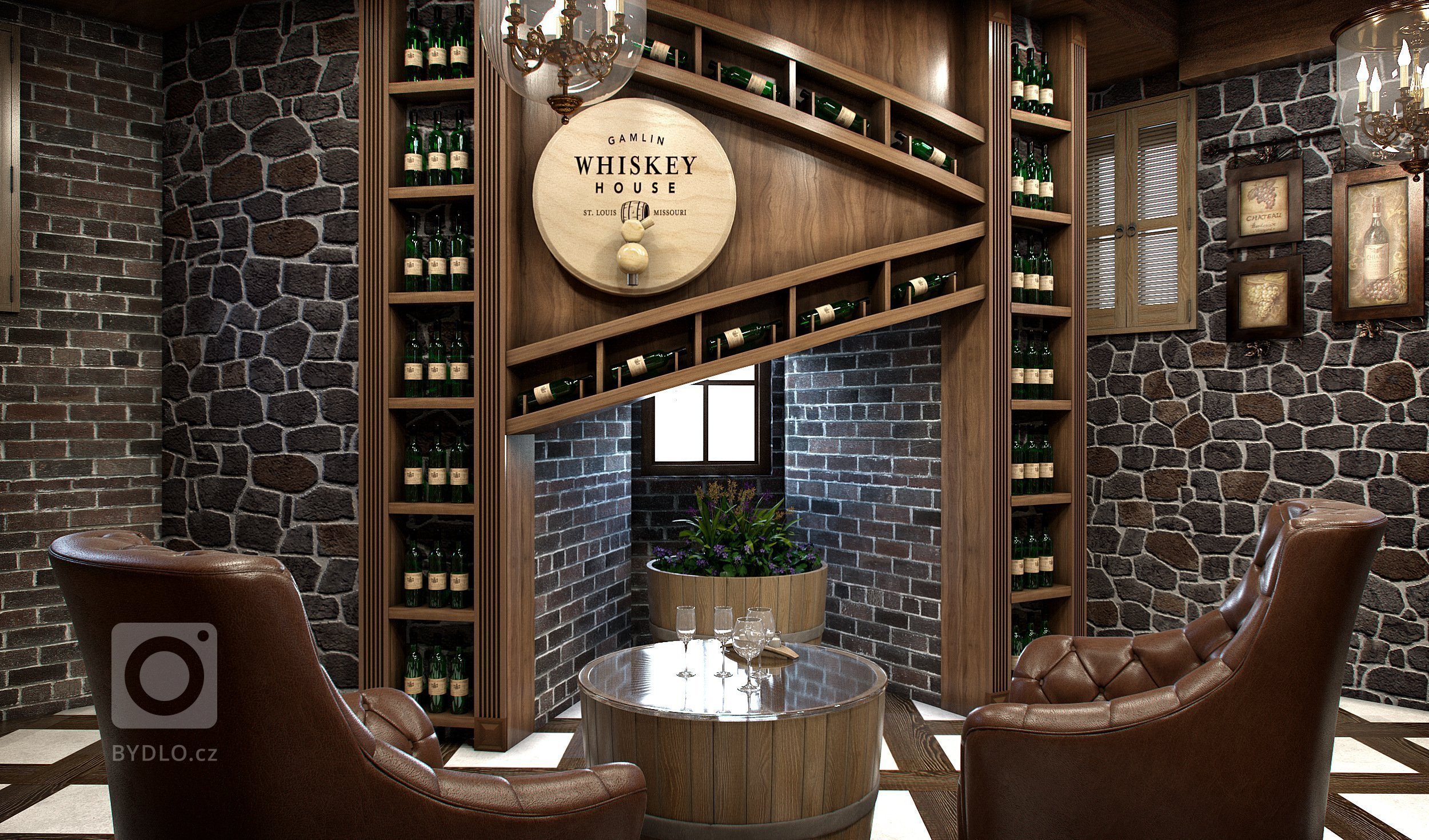 Privátní rezidence je řešená v klasickém stylu. Dřevěné obložení stěn &quot;boiserie&quot; přidává interiérům nádech luxusu, ale zároveň nepůsobí těžce díky…