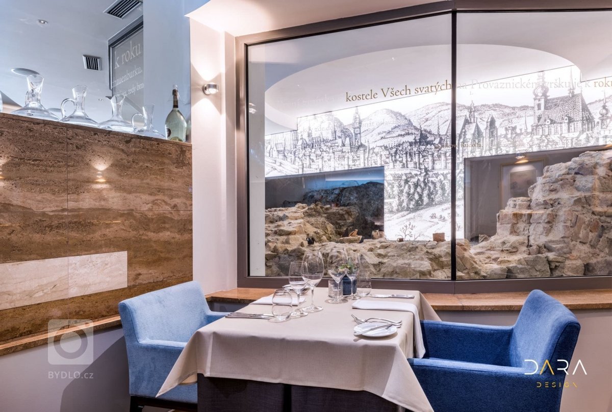 Dodávka mozaiek, obkladů a dlažeb v prestižní&nbsp;restauraci v Brně.&nbsp;
