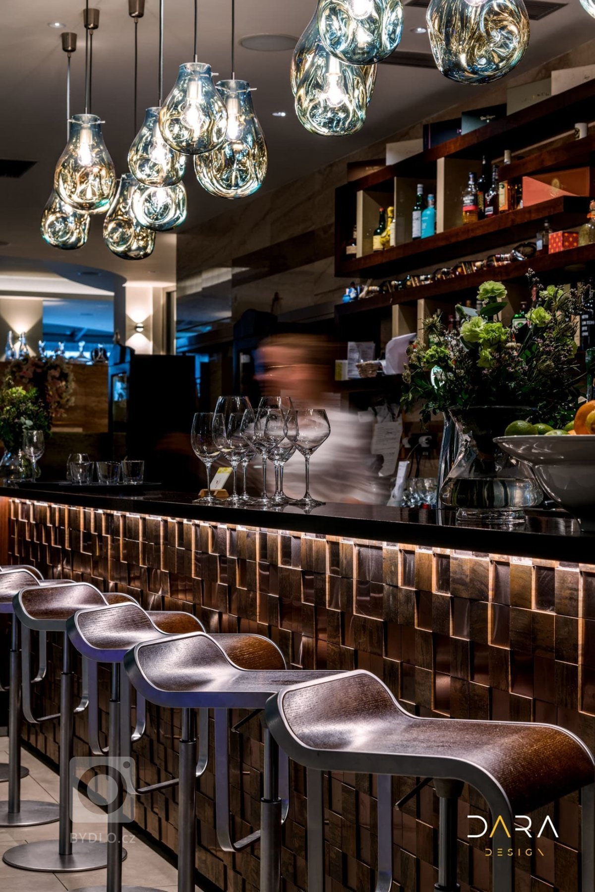 Dodávka mozaiek, obkladů a dlažeb v prestižní&nbsp;restauraci v Brně.&nbsp;
