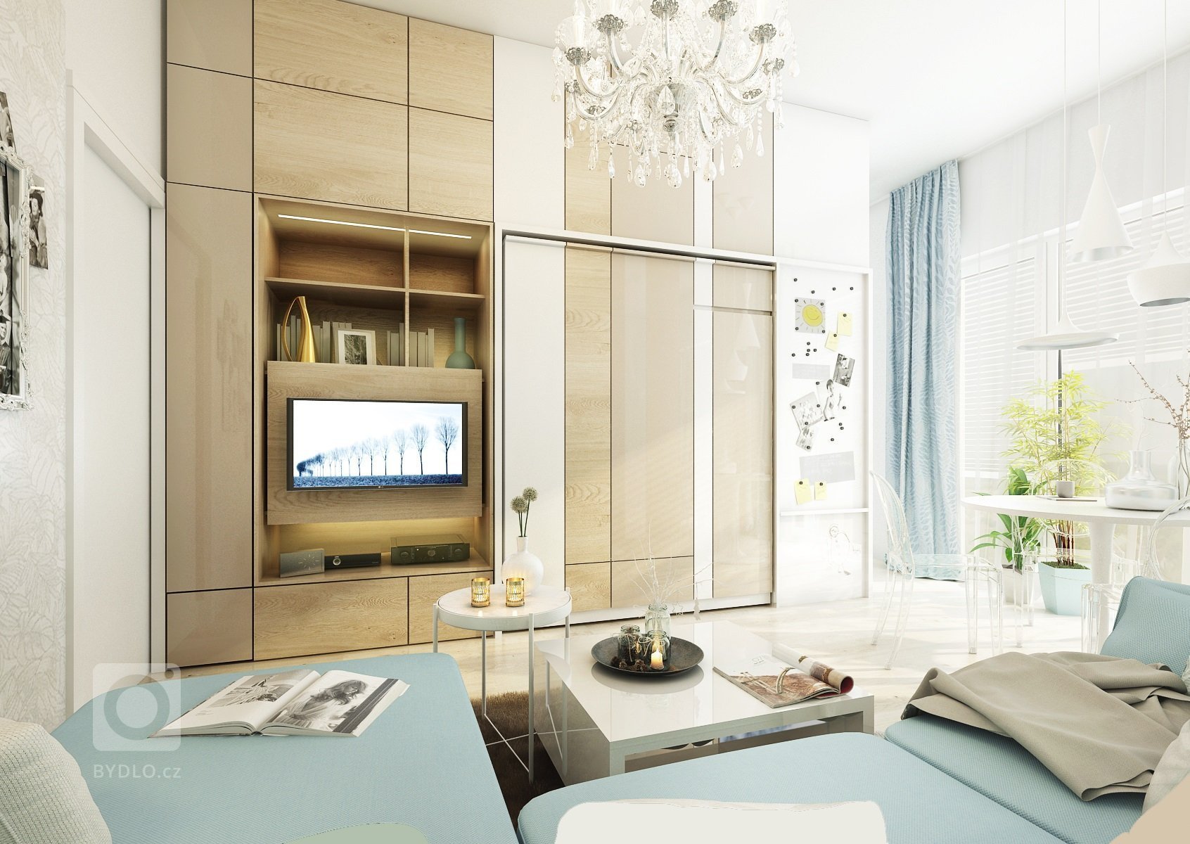 Ne vždy musí být v&nbsp;malé garsonce rozkládací sedací souprava, která slouží i jako lůžko či naopak. Použitím sofistikovaných&nbsp;výklopných systémů&nbsp…