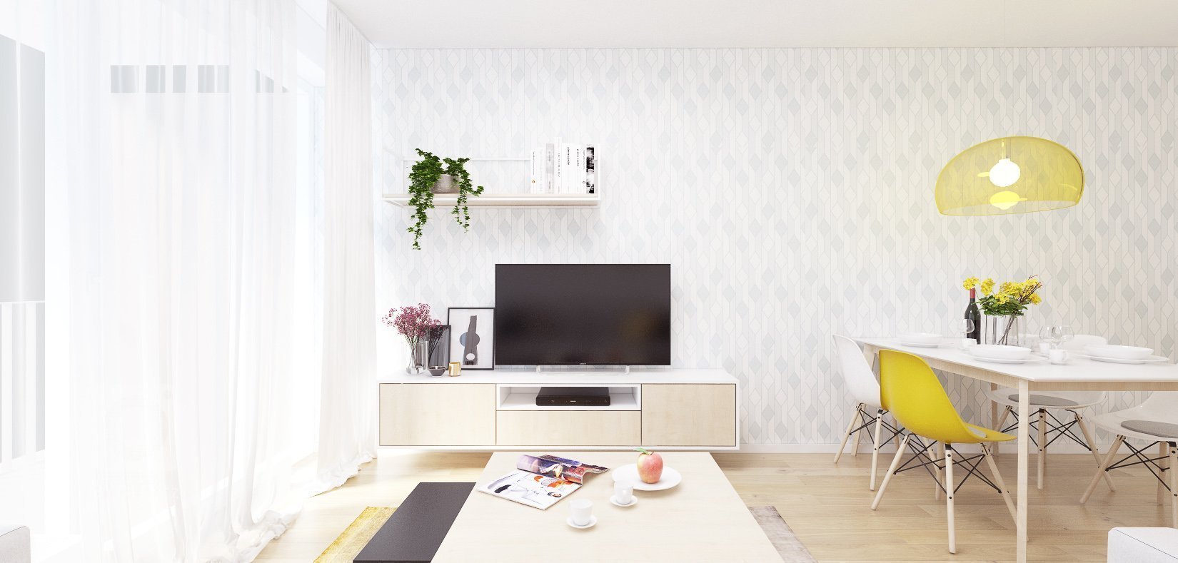 Sympatický dvojizbák so sviežim nádychom v Rezidencie Pri mýte
