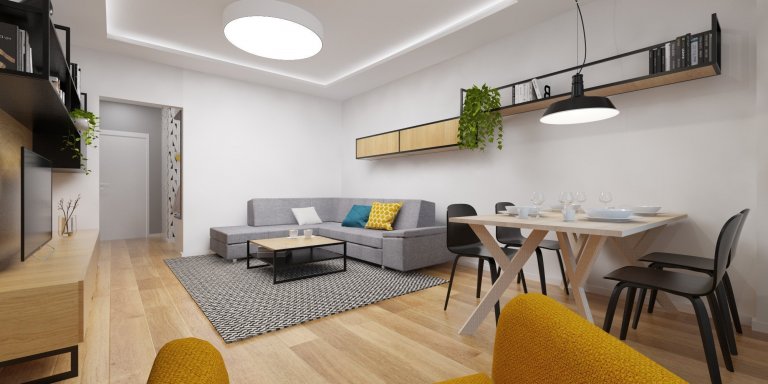 Interiér bytu v Ružinove je projekt kompletnej rekonštrukcie panelového bytu v pôvodnom stave na nový svieži interiér s mladistvým duchom.
