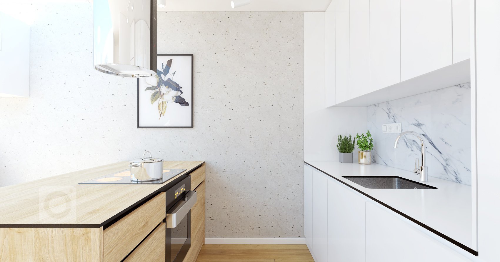 Návrh interiéru bytu v Rezidencia pri Mýte
