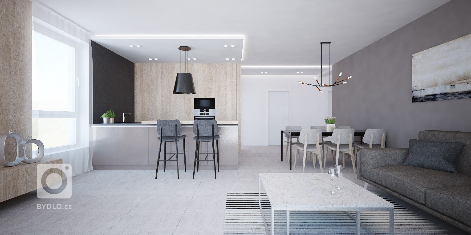 Priestranný byt v Banskej Bystrici je projekt interiéru v novostavbe. Interiér sme presvetlili zvolením vhodných materiálov a originálne solitéry a doplnky…