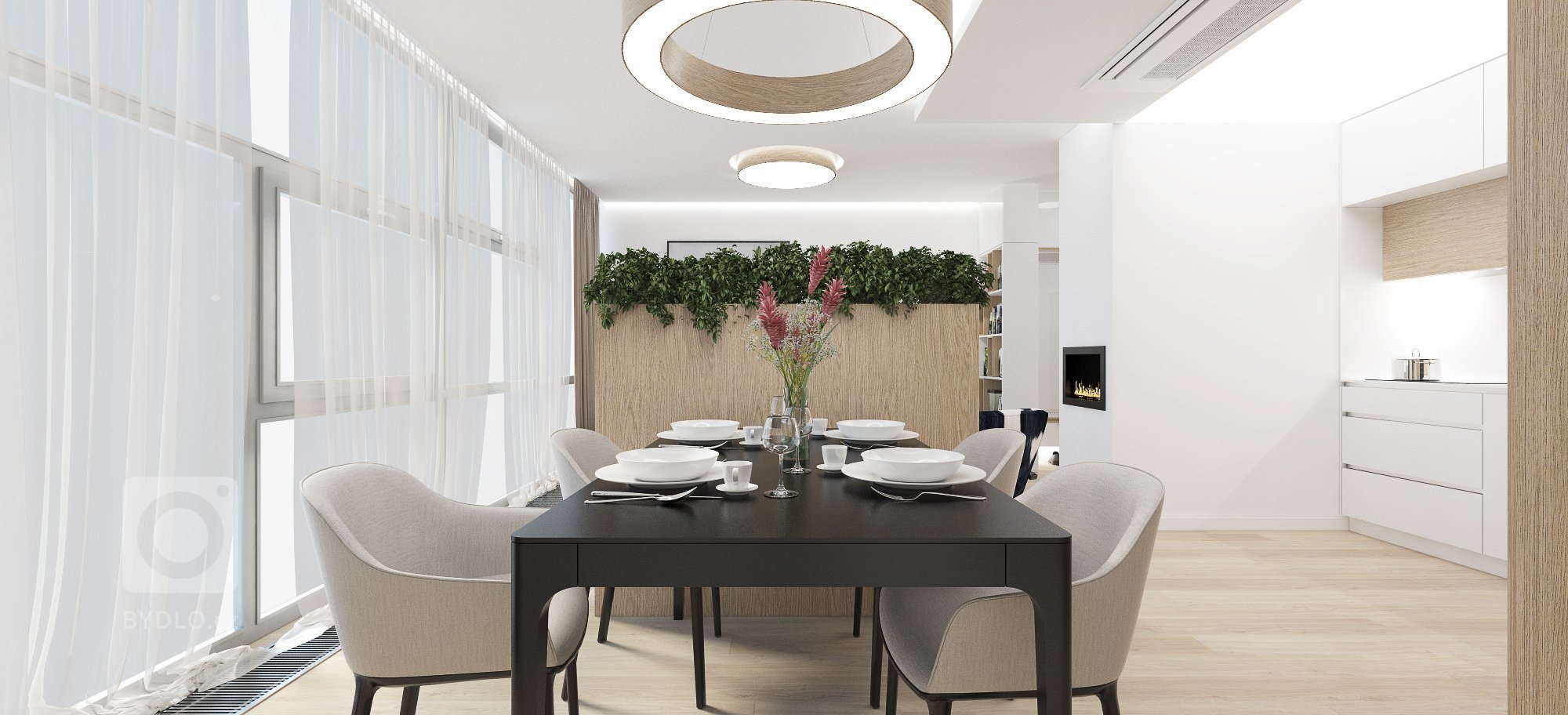 Interiér 2-izbového bytu v Bratislave vyniká konceptom v duchu elegancie, luxusu a zároveň si zachováva útulnú a príjemnú atmosféru&nbsp;
