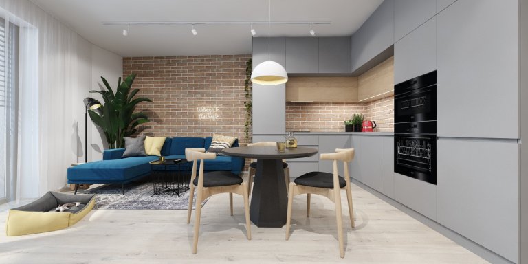 Pánsky interiér bytu