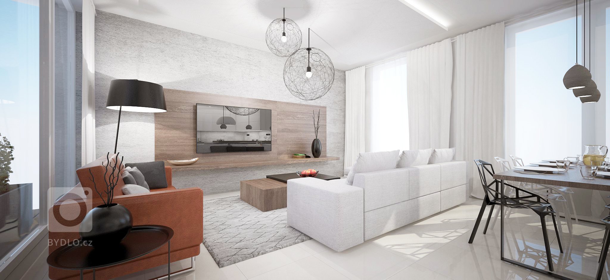 Interiér 5-izbového mezonetového bytu v&nbsp;Bratislavskej Dúbravke je navrhnutý v&nbsp;modernom minimalistickom duchu. Materiálovo sme interiér koncipovali v…