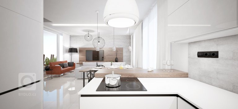 Interiér 5-izbového mezonetového bytu v&nbsp;Bratislavskej Dúbravke je navrhnutý v&nbsp;modernom minimalistickom duchu. Materiálovo sme interiér koncipovali v…