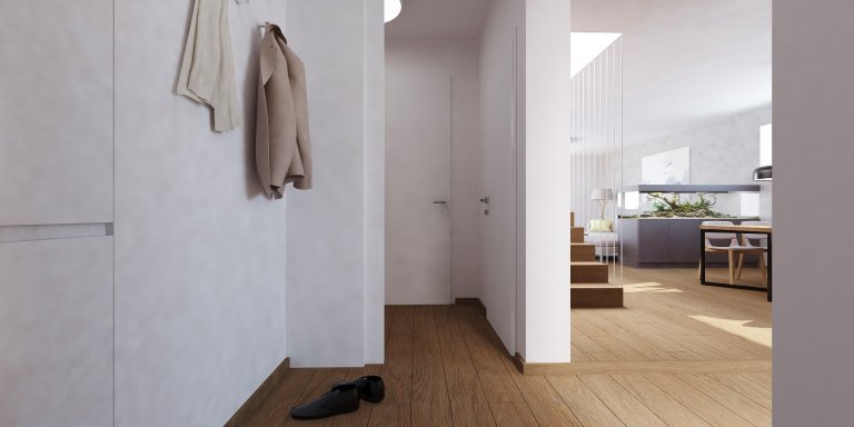 Minimalistický a priestranný interiér rodinného domu v Nitre s originálnymi solitérmi pôsobí harmonicky a čisto. Pri návrhu farebného konceptu sme vychádzali z…