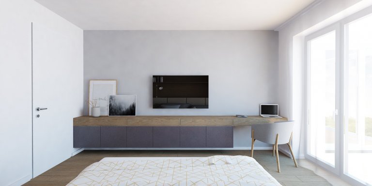 Minimalistický a priestranný interiér rodinného domu v Nitre s originálnymi solitérmi pôsobí harmonicky a čisto. Pri návrhu farebného konceptu sme vychádzali z…