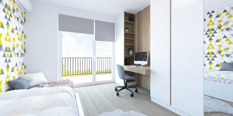 Do zbierky našich interiérov v Slnečniciach pribudol nový byt, v ktorom sme vytvorili plnohodnotné bývanie pre štvorčlennú rodinu. Obľúbený koncept kombinácie…