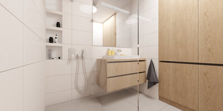 Do zbierky našich interiérov v Slnečniciach pribudol nový byt, v ktorom sme vytvorili plnohodnotné bývanie pre štvorčlennú rodinu. Obľúbený koncept kombinácie…