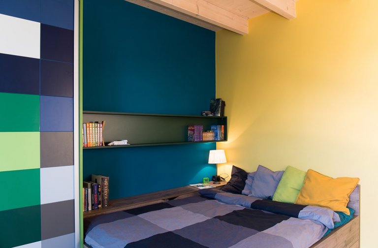 DĚTSKÝ POKOJ &bdquo;MINECRAFT&ldquo;

Pokoj pro 12-letého kluka, který rád staví z lega a hraje Minecraft.

Vojtova oblíbená barva je zelená a chtěl by být…