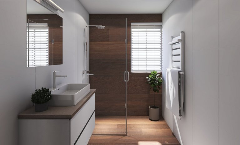 Menší patrová dřevostavba je efektivním řešením menšího pozemku a přesto větší užitné plochy. Přízemí i horní patro mají svoji koupenu. V patře se nachází…