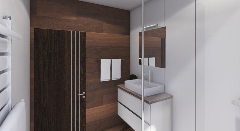 Menší patrová dřevostavba je efektivním řešením menšího pozemku a přesto větší užitné plochy. Přízemí i horní patro mají svoji koupenu. V patře se nachází…