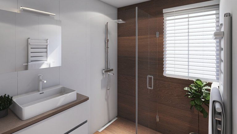 Menší patrová dřevostavba je efektivním řešením menšího pozemku a přesto větší užitné plochy. Přízemí i horní patro mají svoji koupenu. V patře se nachází…