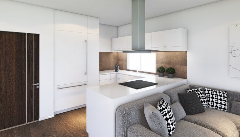 Menší patrová dřevostavba je efektivním řešením menšího pozemku a přesto větší užitné plochy. Přízemí i horní patro mají svoji koupenu. V patře se nachází…