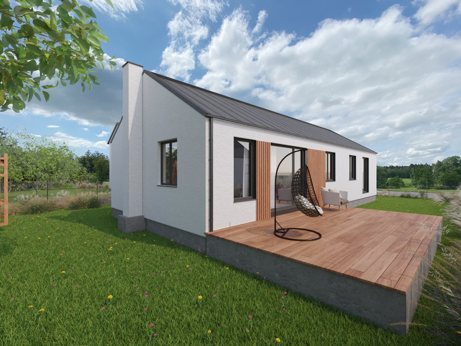 Pozemky s domy se nachází v klidné části města jako poslední v zástavbě přímo u lesa. Město Spálené Poříčí disponuje veškerou občanskou vybaveností. Jedná se o…