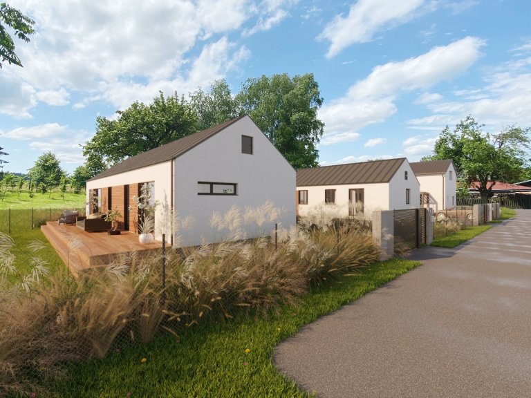 Pozemky s domy se nachází v klidné části města jako poslední v zástavbě přímo u lesa. Město Spálené Poříčí disponuje veškerou občanskou vybaveností. Jedná se o…