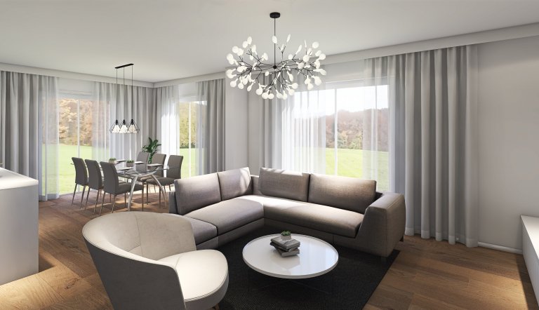 Velmi efektivně řešený dům do patra o dispozicích 5+kk. Přízemý se vyznačuje prostorným obývacím pokojem s kuchyňským koutem o velikosti 45 m2, koupelnou,…