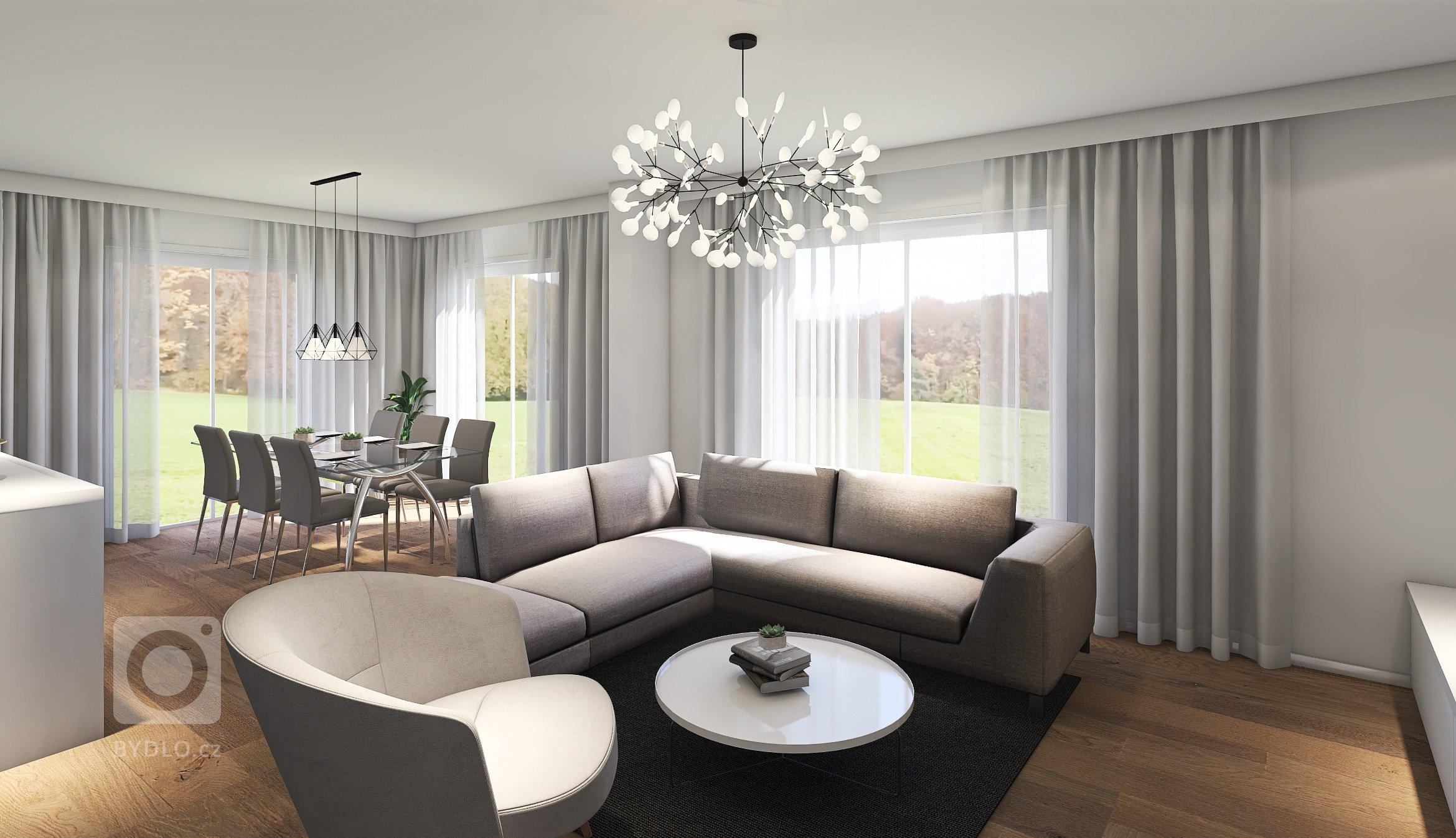 Velmi efektivně řešený dům do patra o dispozicích 5+kk. Přízemý se vyznačuje prostorným obývacím pokojem s kuchyňským koutem o velikosti 45 m2, koupelnou,…