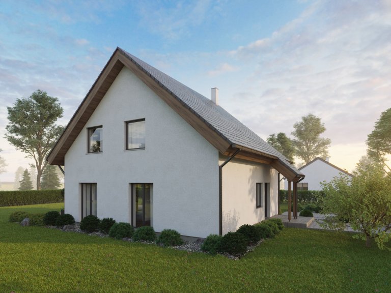 Velmi efektivně řešený dům do patra o dispozicích 5+kk. Přízemý se vyznačuje prostorným obývacím pokojem s kuchyňským koutem o velikosti 45 m2, koupelnou,…