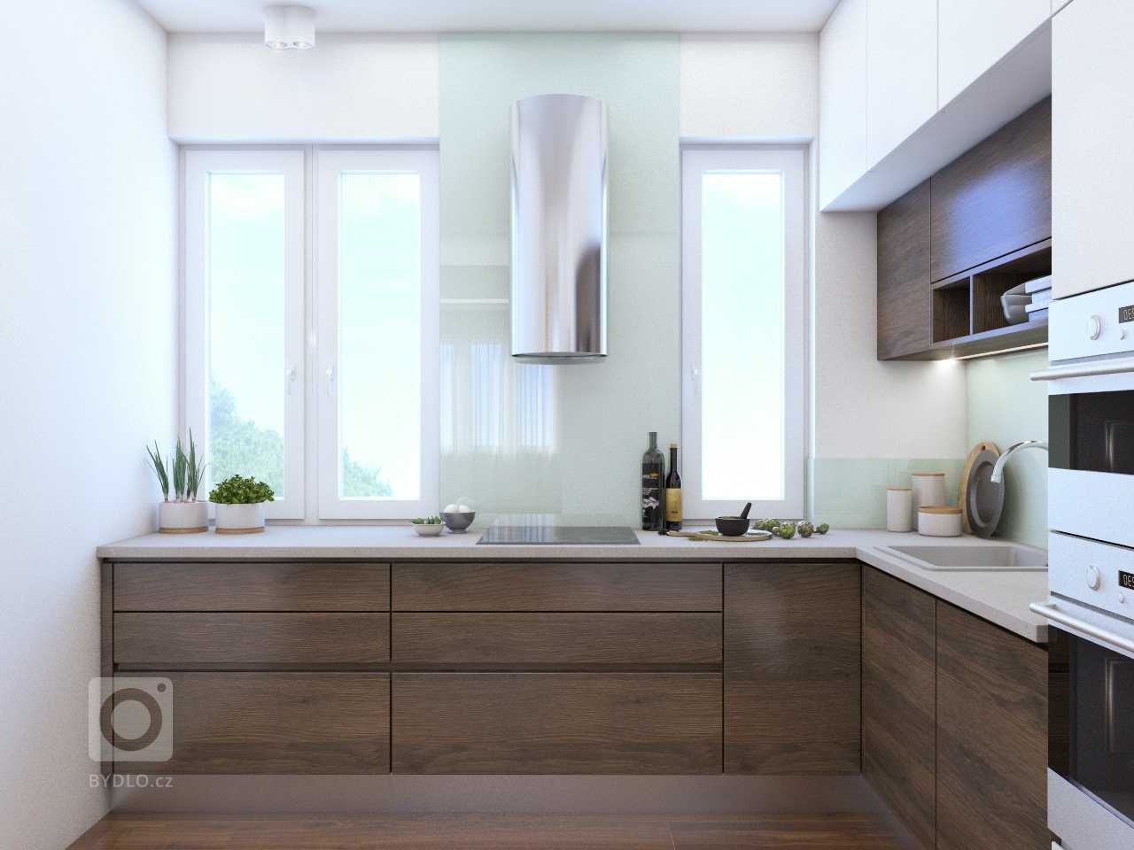 Byt v&nbsp;centre mesta navrhnutý pre mladý, dynamický pár.&nbsp;

V chodbe dominuje šatník so sedením. Vstup do šatníka&nbsp; je cez zrkadlové dvere.

Prechod…