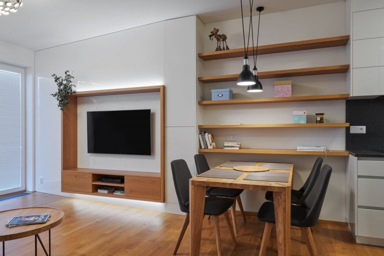 Luxusní interiér s designovými prvky