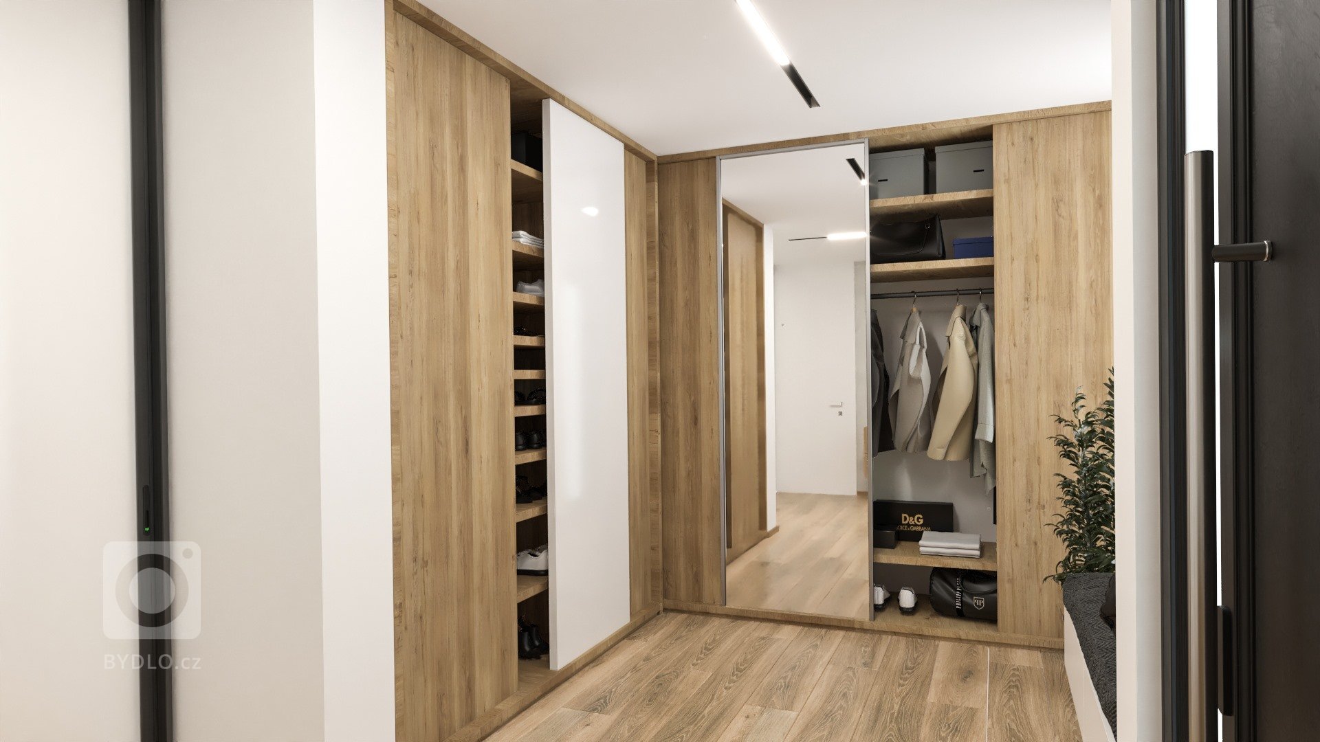 Studie interiéru rodinného domu v Kunovicích