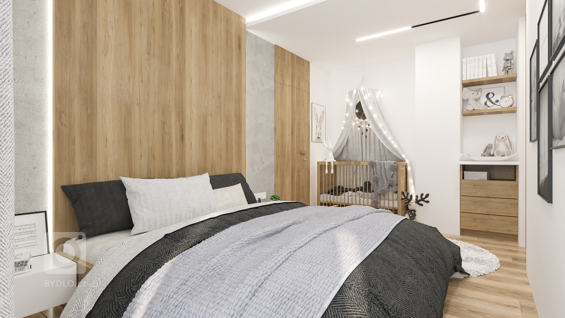 Studie interiéru rodinného domu v Kunovicích