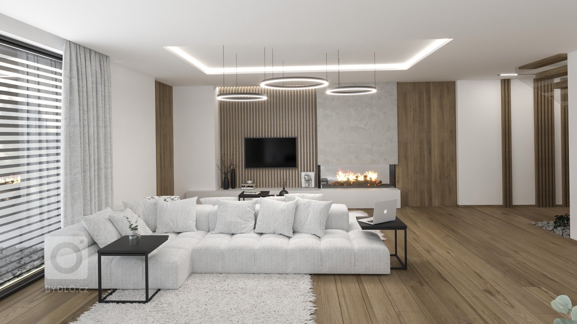 Studie interiéru rodinného domu v Kunovicích