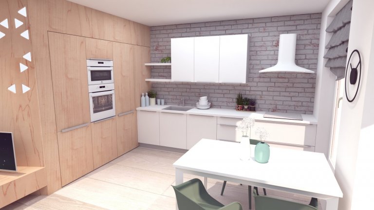 Zariaďovať tento interiér nám robilo veľkú radosť, ktorá sa odzrkadlila aj na konečnom výsledku. Podarilo sa nám vytvoríť interiér plný svetla a pohodovej…